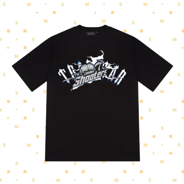 TRAPSTAR SHOOTERS BREAKTHROUGH BLACK TEE